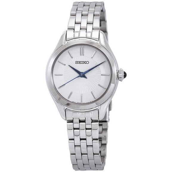 FX02946B NWT Seiko Fashion Ladies Quartz Steel Authentic Watch - Picture 1 of 3